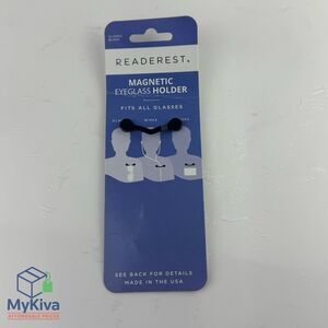 ReadeRest Magnetic Eye Glass Holder Classic Black Fits All Glasses USA T106